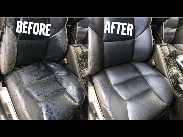 How..and When to safely clean your leather seats with the Magic  Eraser!!! 