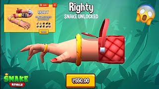 Snake Rivals : New Snake Unlocked Righty! screenshot 4