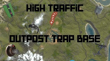 RUST | Outpost Trap Base generates EZ AFK LOOT