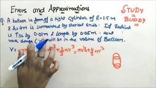 Errors and Approximations