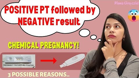 Pregnancy test positive then negative next day