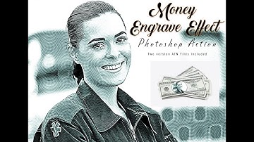 Money Engrave Effect PS Action