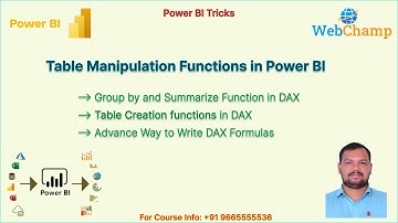 PBI_60: Mastering Table Manipulation Functions in Power BI DAX