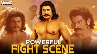 Duryodhana (Darshan) Fight Scene in Kurukshetra Latest Hindi dubbed Movie @Aditya Movies