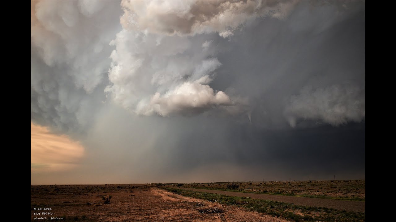 Chaves County Supercell Time Lapse - Friday, May 28, 2021 - YouTube