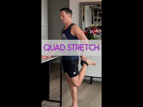 2-Minute Modified Standing Quad Stretch
