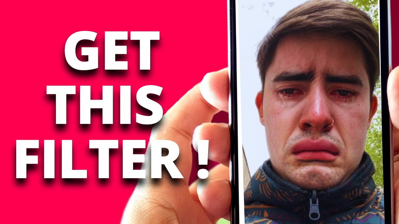 How to get the sad face filter on Tiktok 2022 YouTube
