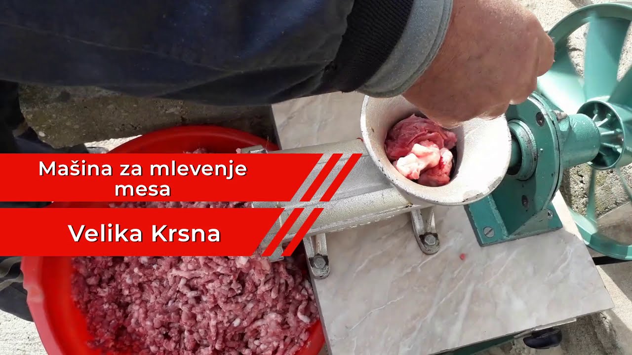 Mašina za mlevenje mesa - Velika Krsna