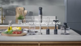 Electrolux 400 watt UltimateTaste 500 hand blender with variable speeds