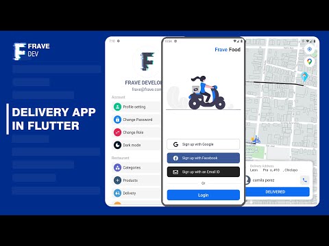 Flutter - Delivery App | Nodejs and Mysql | Flutter Project