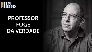 Professor militante foge de debate depois de ouvir críticas de alunos judeus | #osf