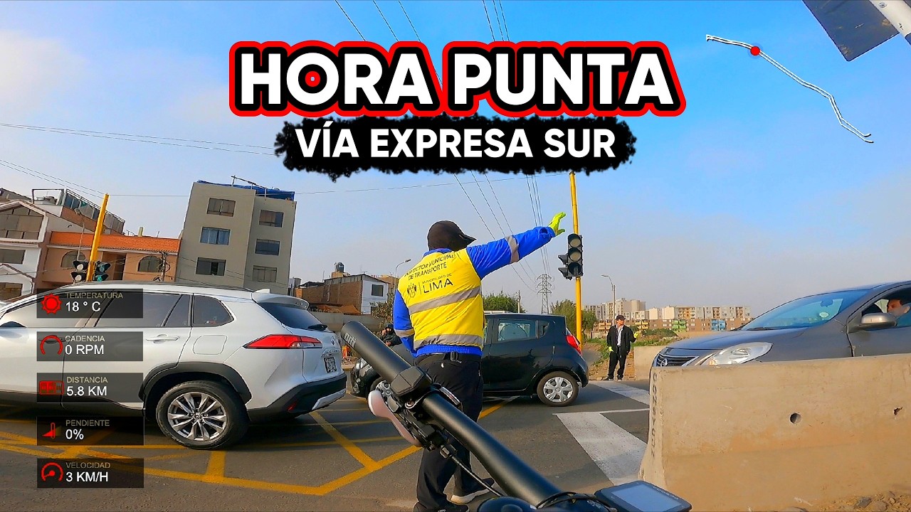 🔥 AUXILIAR VÍA EXPRESA SUR en HORA PUNTA | Así luce a una semana de la apertura del carril central