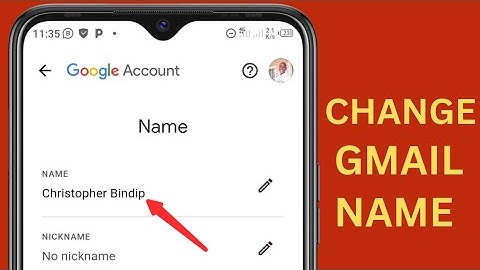 How to change your Gmail display name without any app on Android phone!!