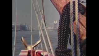 Golden Hinde II - Build, Launch & Sailing into London 1973