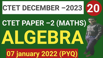 07 january 2022 ctet paper 2 maths online exam |ctet maths |