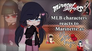 MLB reacts to Marinette as Yor Forger// GCRV// Miraculous Ladybug x Spyxfamily//AU// Gacha Club//