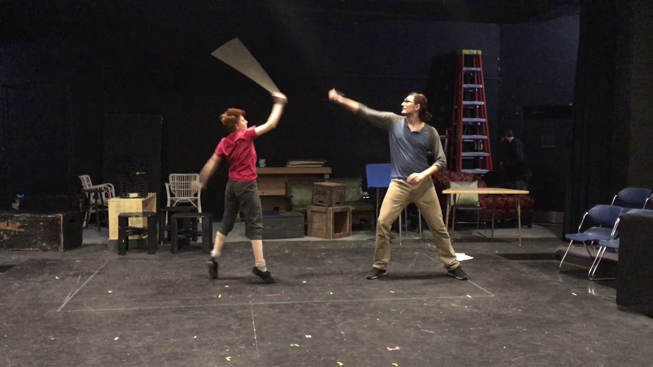 Act 3 Sword Fight: Mr. Burns, a Post-Electric Play