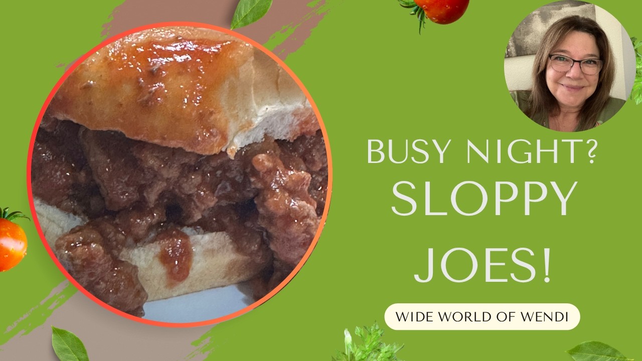 My go-to Sloppy Joe Recipe. 5 Ingredients, Super Fast! - YouTube