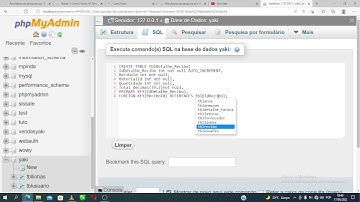 6- Aula de Criação de Banco de Dados Mysql e Java