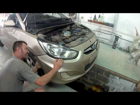 ЗАМЕНА БАМПЕРА Hyundai