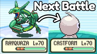 Beating Emerald but with Random Pokemon each battle