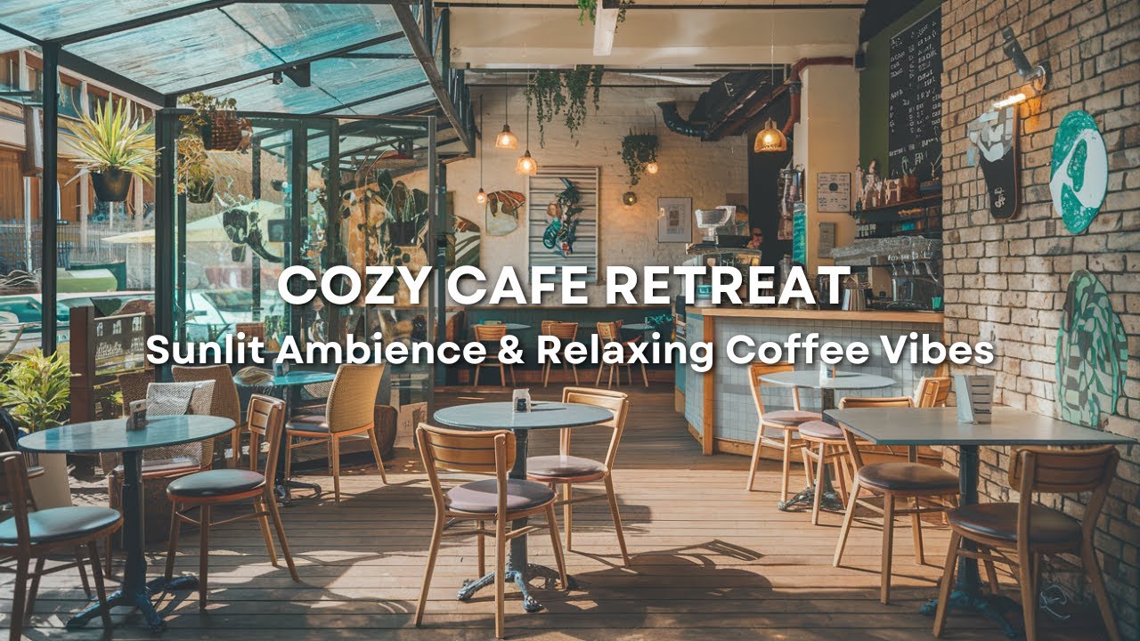 Cozy Cafe Retreat | Sunlit Ambience & Relaxing Coffee Vibes