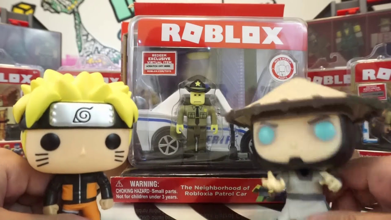 Unboxing Roblox Police Patrol Vehicle Irl The Neighborhood Of - roblox robloxia sheriff patrol car police car includes virtual