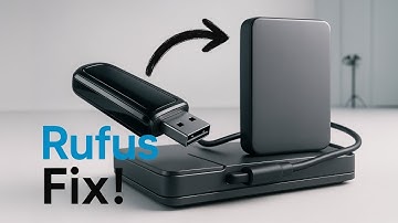 Fixed Rufus Not Showing Large USB Device or External Hard Drive USB