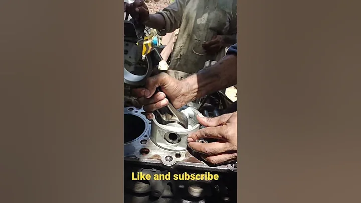 how to check a engine piston ring ghabe🤔🤔😱