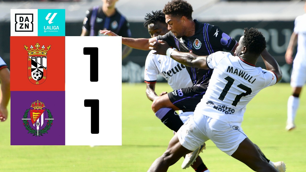 Resumen: AD Ceuta vs Real Valladolid (1-1) | Resumen | Highlights LALIGA HYPERMOTION