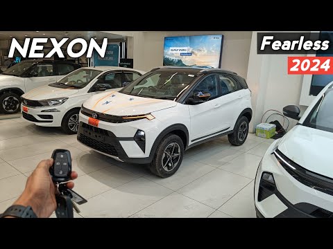 Tata Nexon Fearless 2024 ❣️| Nexon Second Top Model Real-life Review 💪|