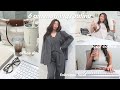 6 am morning routine + come to work with me 🤍 asmr office day, fabrique haul & coffee!