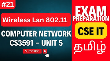 Wireless LAN (802.11) Explained | Wi-Fi Standards & Applications | CS3591 Unit 5 | Anna University