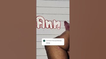 Comment your name I am waiting #Anna #thependream #calligraphy