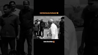 Amit Shah Reaches Parliament amid Cockroach party protest🔥 #shorts #amitshah