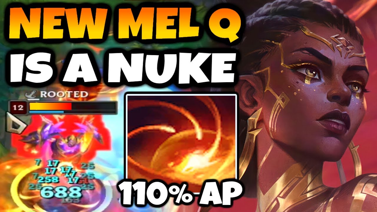 REWORKED MEL has 110% RATIO on Q. She shoots NUKES now.