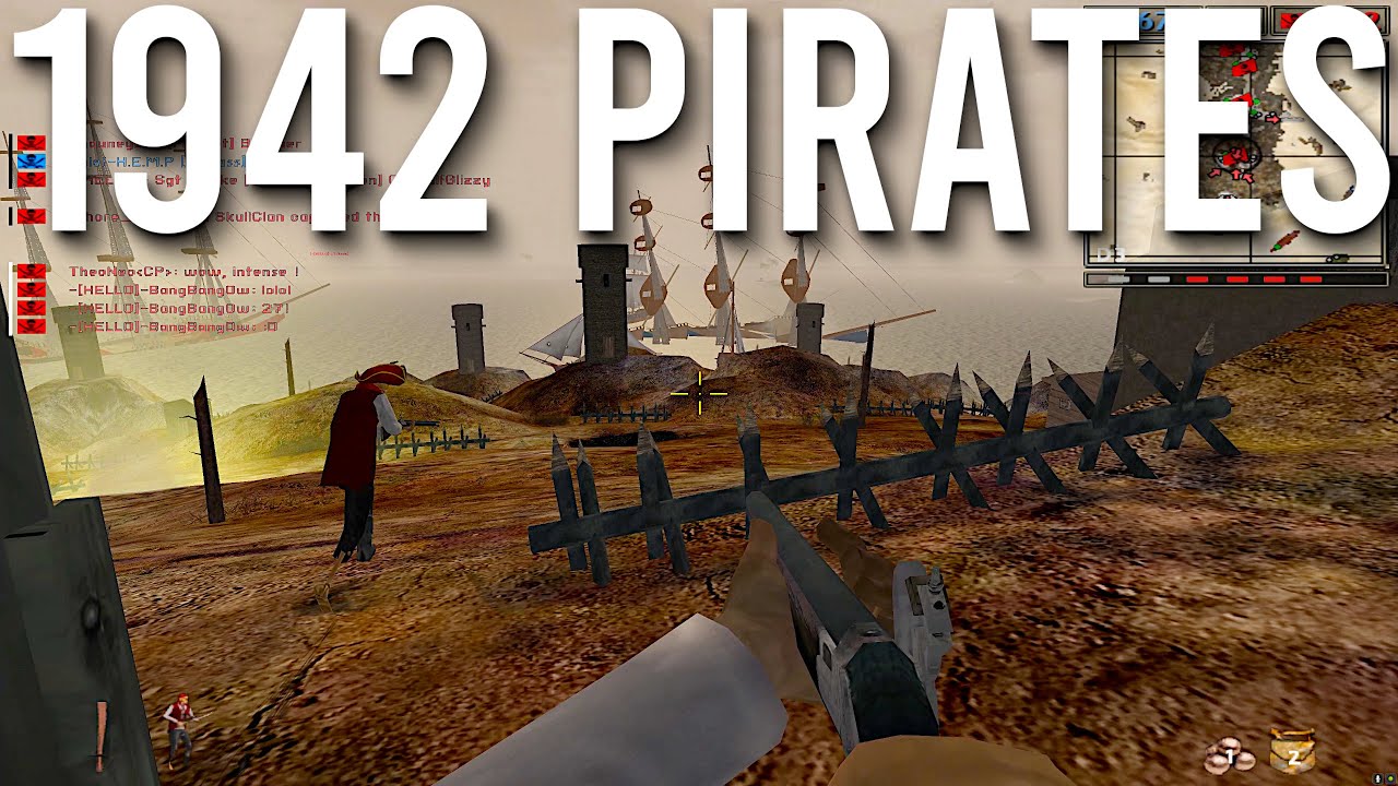Battlefield 1942 Pirates Mod - Assault on Skullclan Cemetery