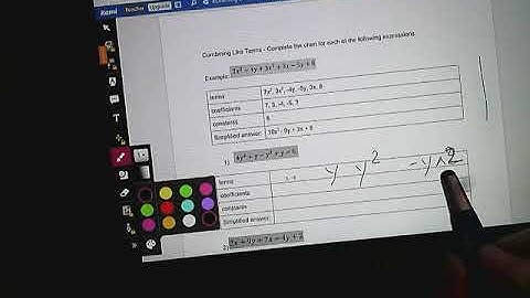 Using Kami to complete a PDF assignment