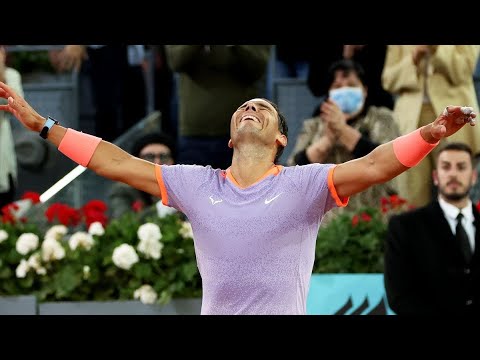 ATP MADRID - Nadal a surmonté trois heures de montagnes russes pour éliminer Cachin