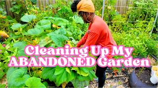 HOW DID I LET IT GET THIS BAD😞!?Taking Beck My OVERGROWN Garden 💪🏾