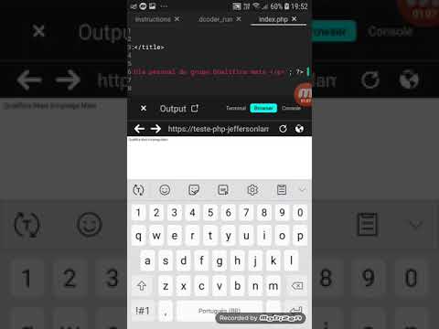 Como praticar php no android