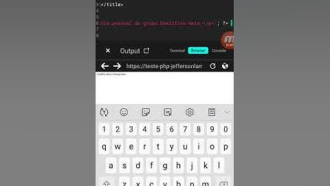 Como praticar php no android