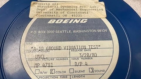 A 10 Ground Vibration Test