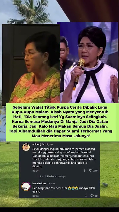 Sebelum Meninggal, Titiek Puspa Ceritakan Makna dari Lagunya Kupu Kupu Malam