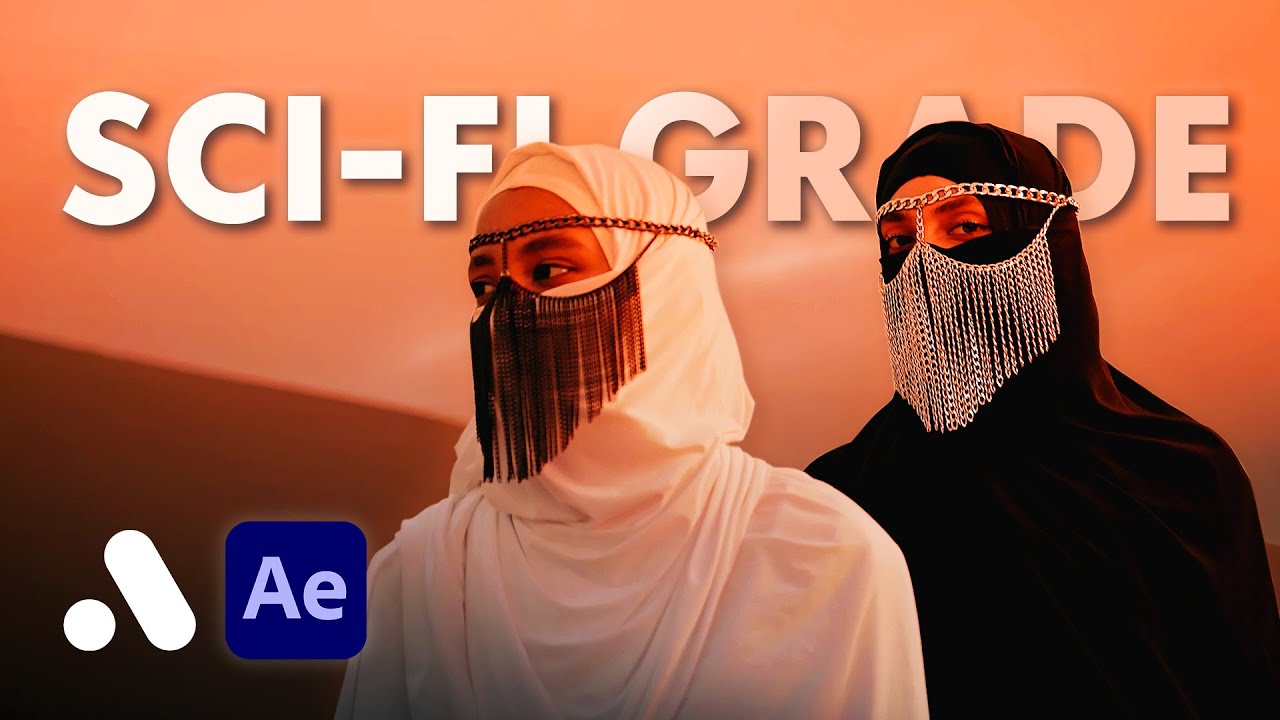 Cinematic Sci-Fi Color Grade in After Effects (2 Clicks)