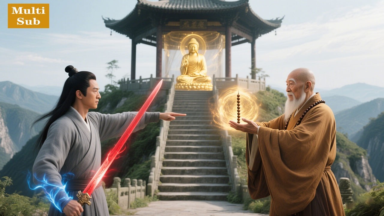 功夫電影！天下第一快劍瞧不起百歲老僧，怎料老僧僅用佛珠就把他打敗！⚔️ 動作 MMA |best chinese martial arts drama#武俠 #華語 #焦恩俊 #吳京 #贾静雯