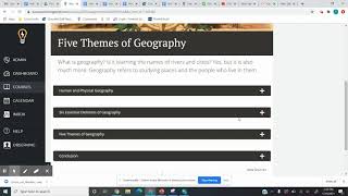 Honors World Geography Unit 1 Focused Notes Walk Through