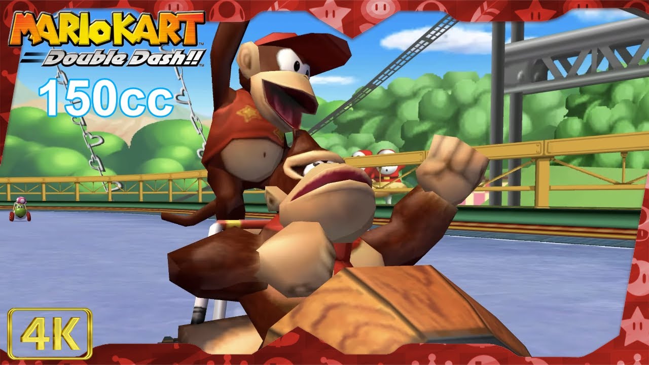 Mario Kart: Double Dash!! for GC ⁴ᴷ Full Playthrough (All Cups 150cc, Donkey Kong & Diddy Kong)