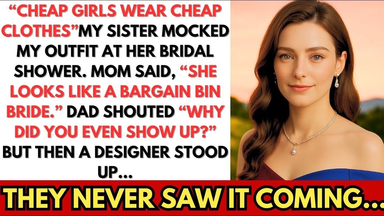 They Laughed at My “Cheap Outfit” at Her Birthday—Then the Designer Spoke