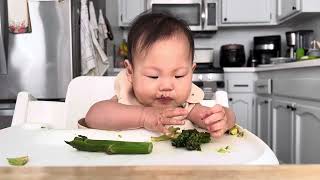 Eat with Este - Avocado, broccolini, and watermelon